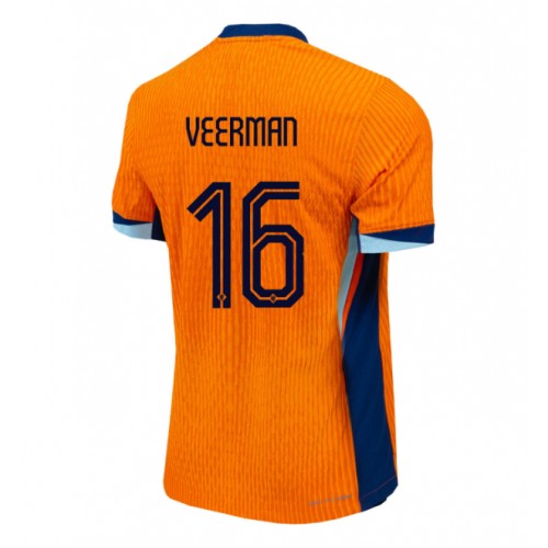 Fotballdrakt Herre Nederland Joey Veerman #16 Hjemmedrakt EM 2024 Kortermet